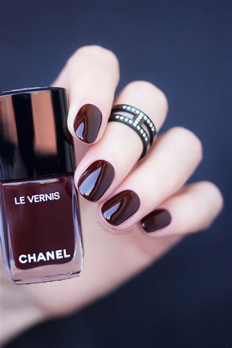 black chanel nail polish